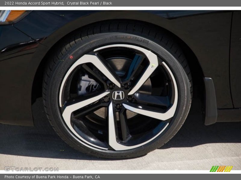Crystal Black Pearl / Black 2022 Honda Accord Sport Hybrid