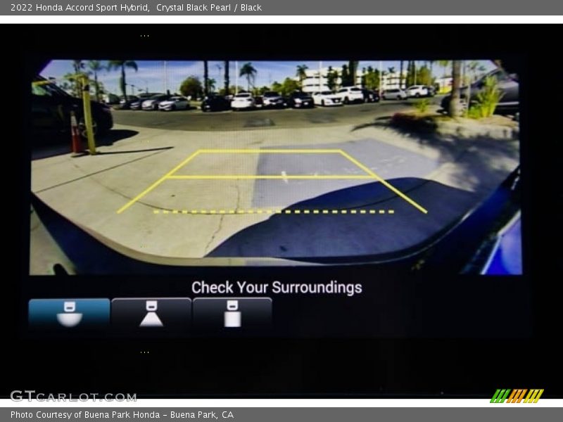 Crystal Black Pearl / Black 2022 Honda Accord Sport Hybrid