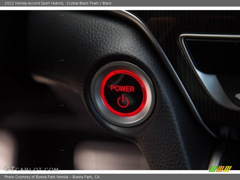 Crystal Black Pearl / Black 2022 Honda Accord Sport Hybrid