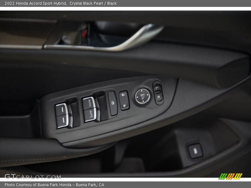 Crystal Black Pearl / Black 2022 Honda Accord Sport Hybrid