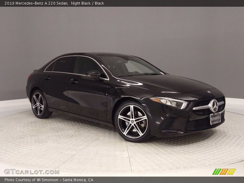 Night Black / Black 2019 Mercedes-Benz A 220 Sedan