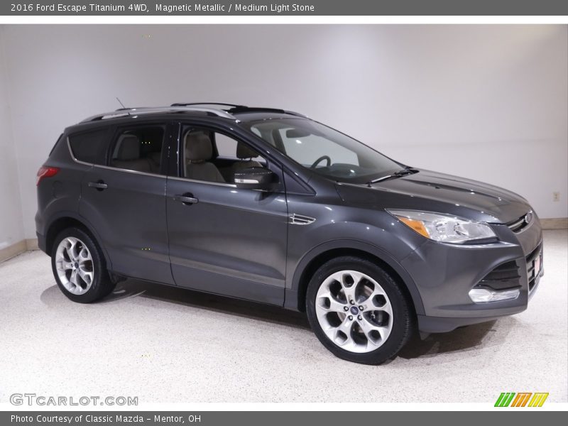Magnetic Metallic / Medium Light Stone 2016 Ford Escape Titanium 4WD