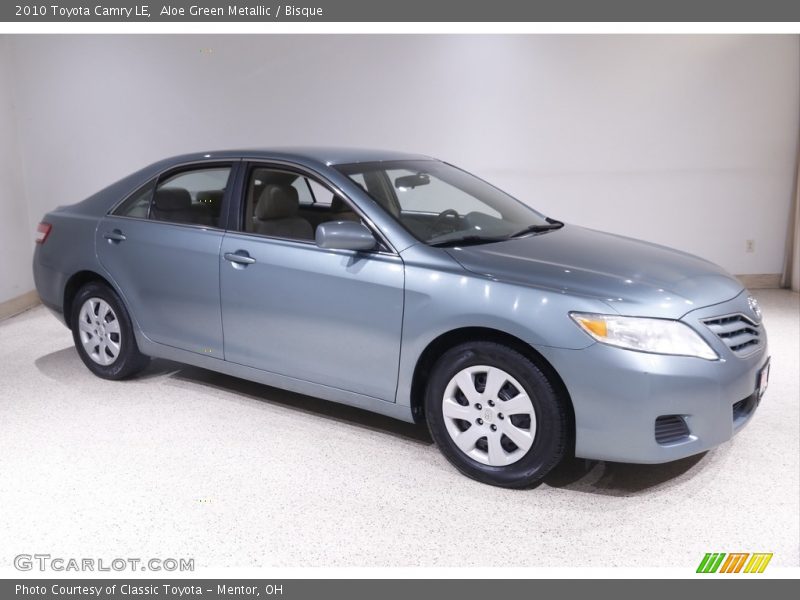 Aloe Green Metallic / Bisque 2010 Toyota Camry LE