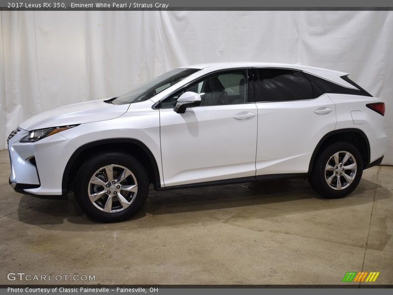 Eminent White Pearl / Stratus Gray 2017 Lexus RX 350