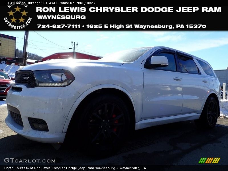 White Knuckle / Black 2018 Dodge Durango SRT AWD