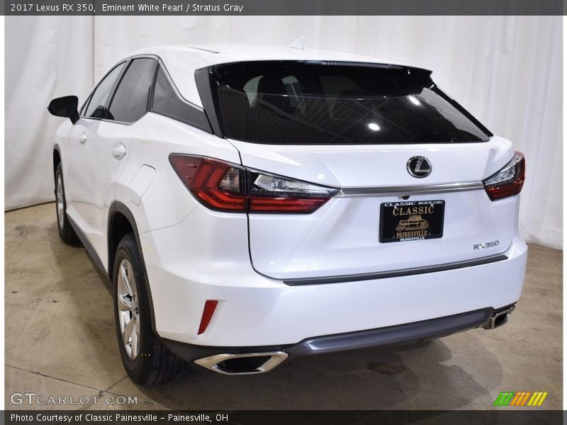 Eminent White Pearl / Stratus Gray 2017 Lexus RX 350