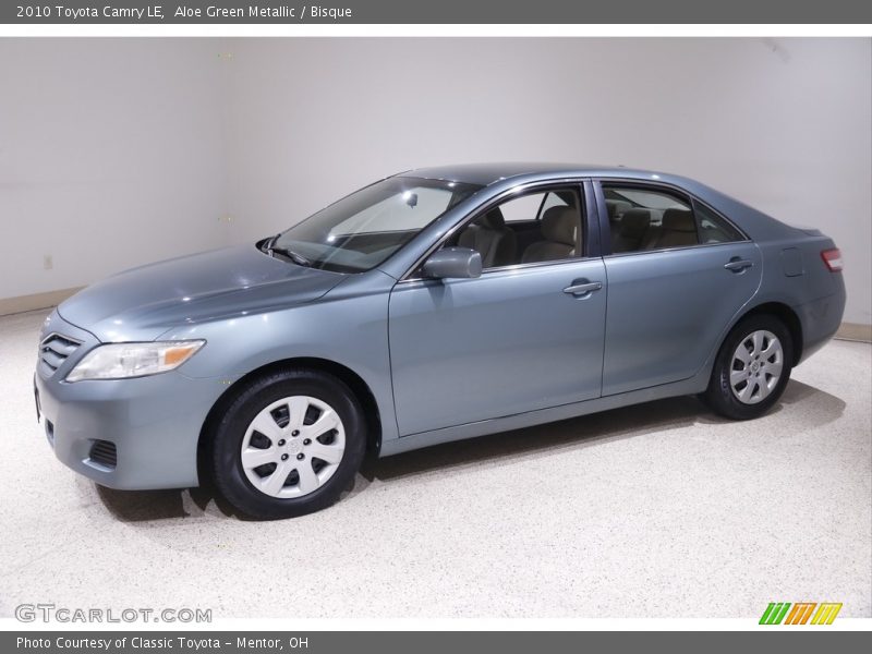 Aloe Green Metallic / Bisque 2010 Toyota Camry LE