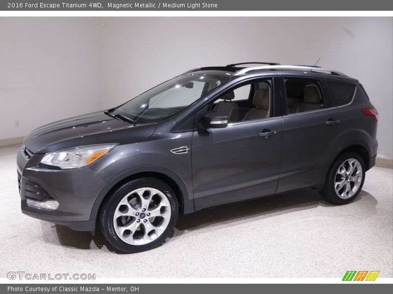 Magnetic Metallic / Medium Light Stone 2016 Ford Escape Titanium 4WD