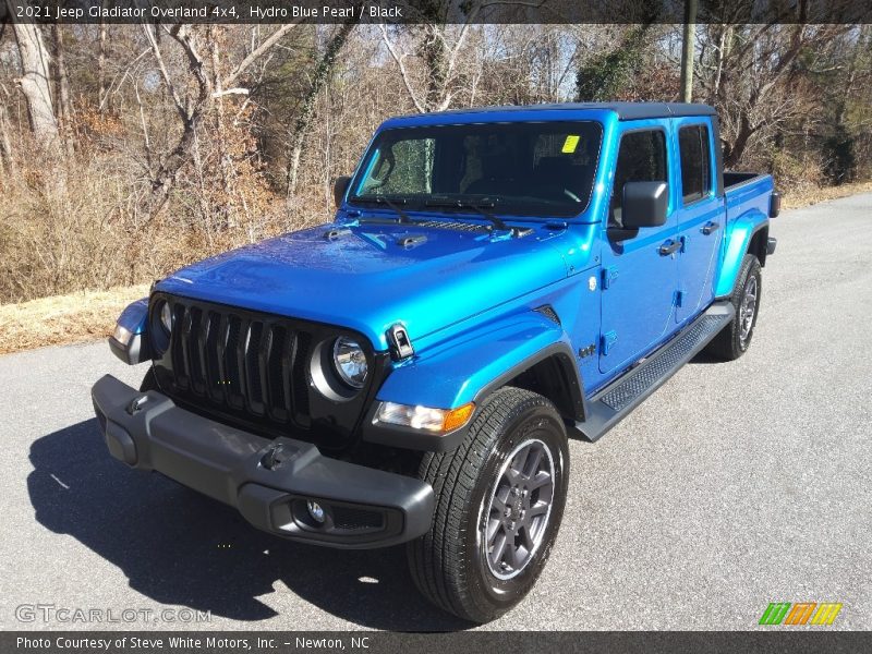 Hydro Blue Pearl / Black 2021 Jeep Gladiator Overland 4x4