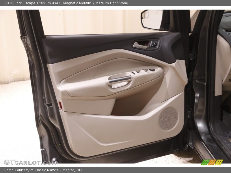 Magnetic Metallic / Medium Light Stone 2016 Ford Escape Titanium 4WD