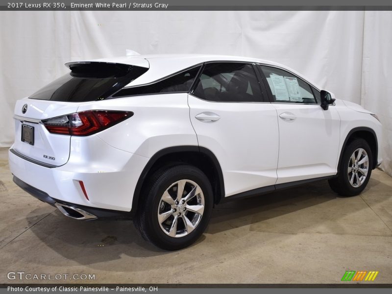 Eminent White Pearl / Stratus Gray 2017 Lexus RX 350
