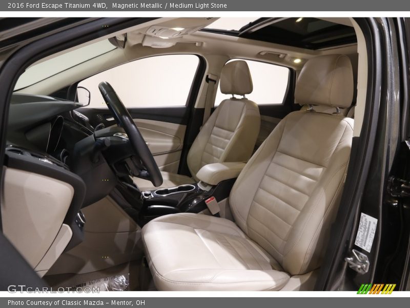 Magnetic Metallic / Medium Light Stone 2016 Ford Escape Titanium 4WD