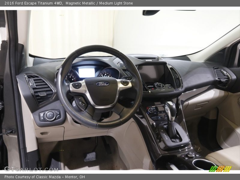 Magnetic Metallic / Medium Light Stone 2016 Ford Escape Titanium 4WD