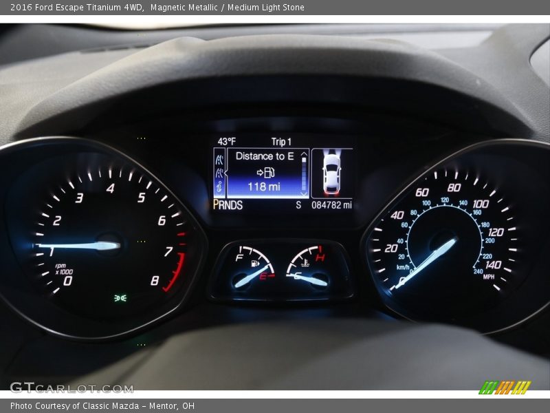 Magnetic Metallic / Medium Light Stone 2016 Ford Escape Titanium 4WD