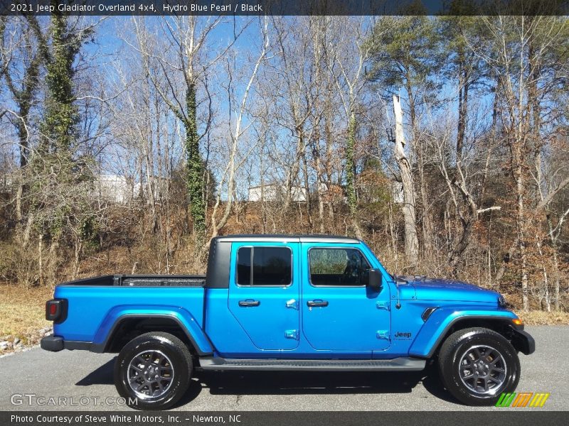 Hydro Blue Pearl / Black 2021 Jeep Gladiator Overland 4x4