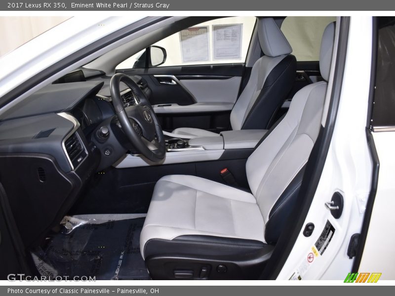 Eminent White Pearl / Stratus Gray 2017 Lexus RX 350