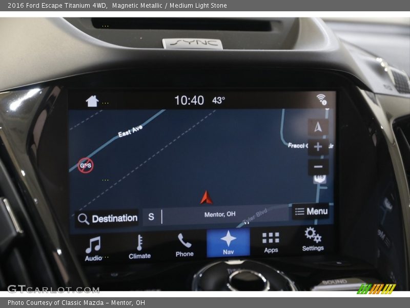 Magnetic Metallic / Medium Light Stone 2016 Ford Escape Titanium 4WD