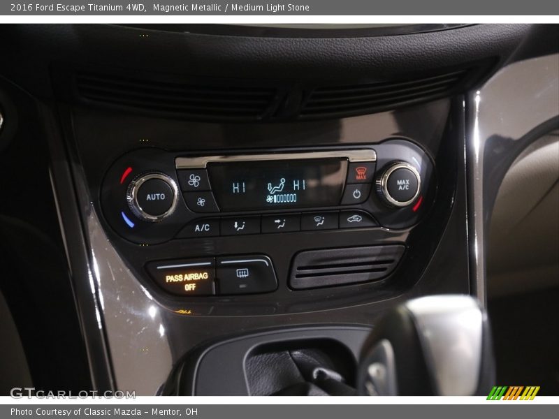 Magnetic Metallic / Medium Light Stone 2016 Ford Escape Titanium 4WD