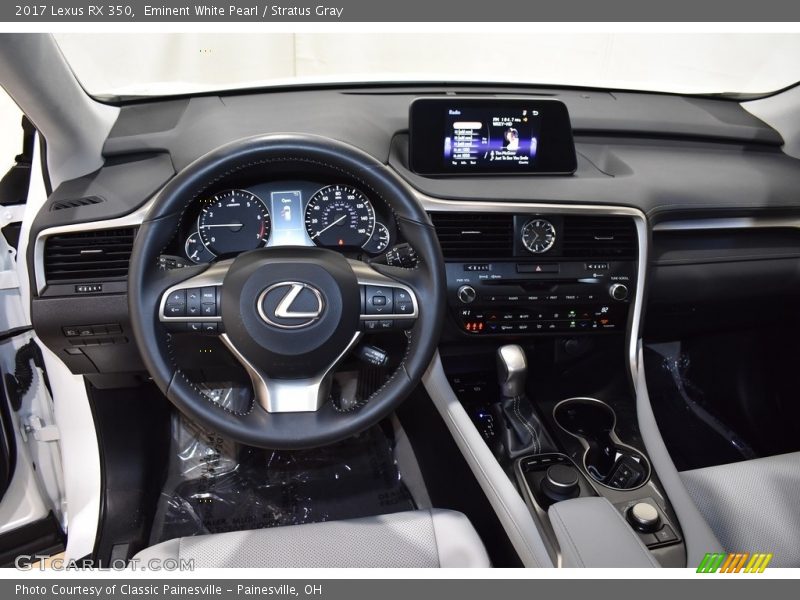 Eminent White Pearl / Stratus Gray 2017 Lexus RX 350