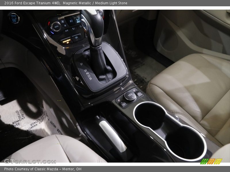 Magnetic Metallic / Medium Light Stone 2016 Ford Escape Titanium 4WD
