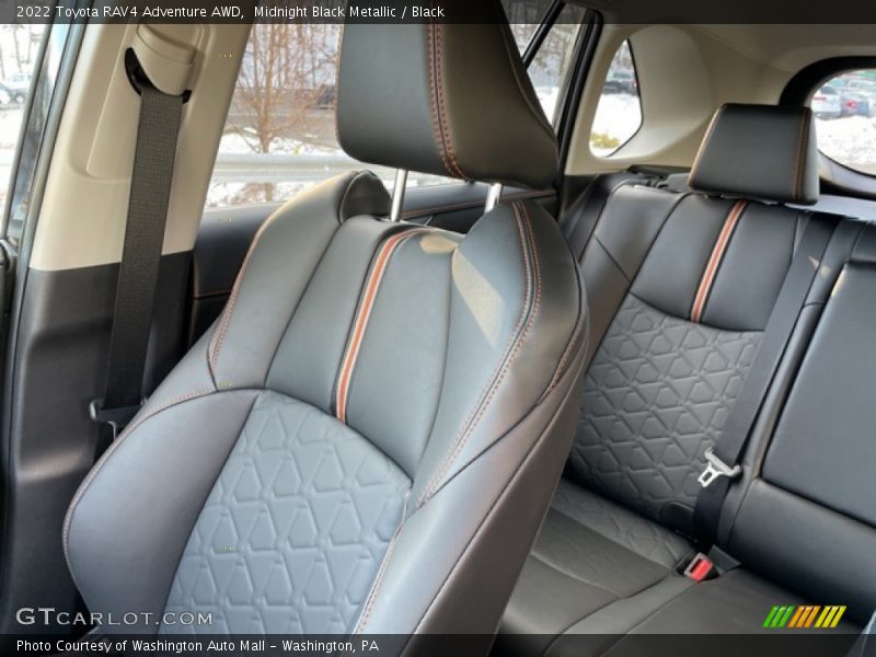 Rear Seat of 2022 RAV4 Adventure AWD