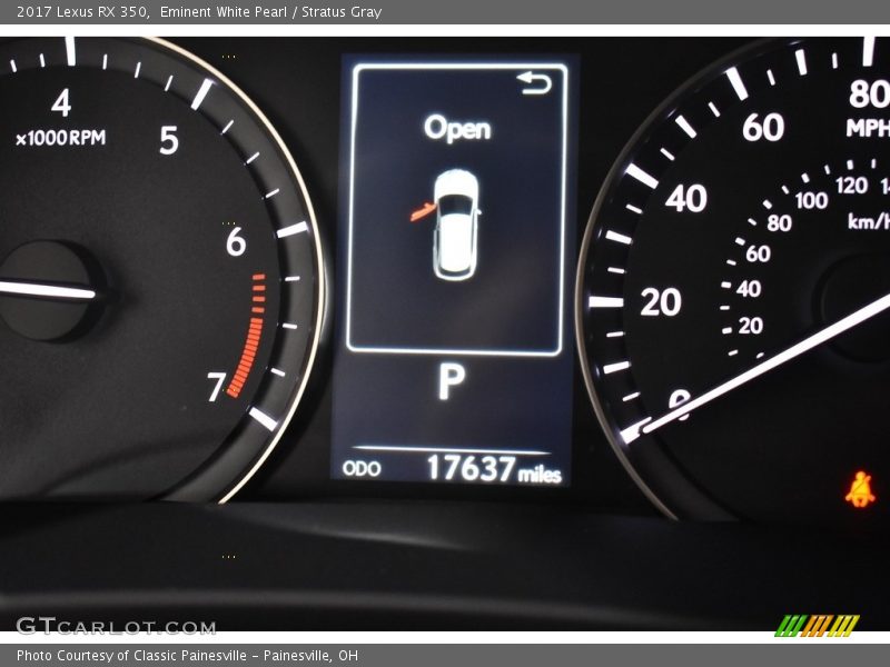 Eminent White Pearl / Stratus Gray 2017 Lexus RX 350