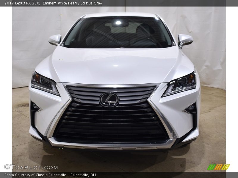 Eminent White Pearl / Stratus Gray 2017 Lexus RX 350