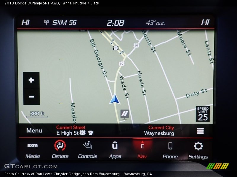 White Knuckle / Black 2018 Dodge Durango SRT AWD