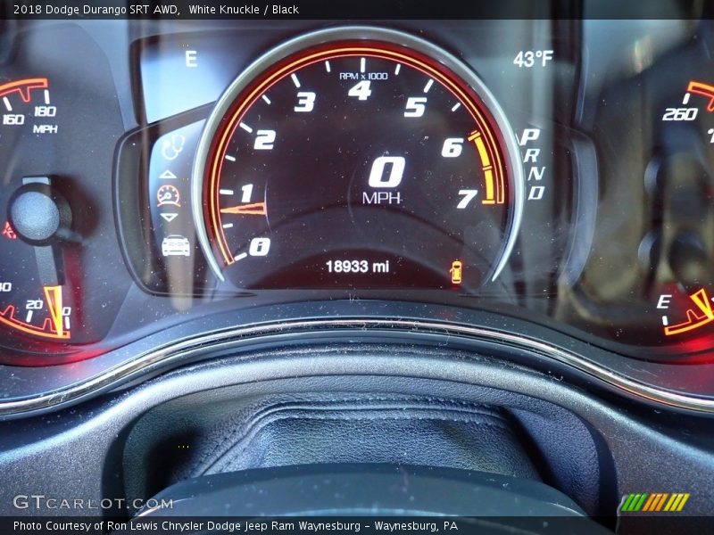 White Knuckle / Black 2018 Dodge Durango SRT AWD