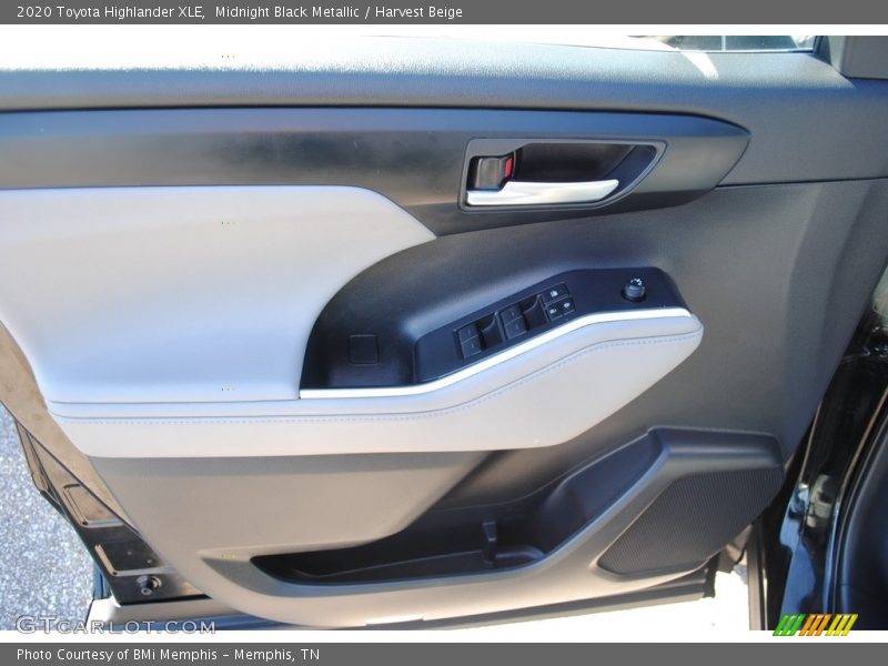 Midnight Black Metallic / Harvest Beige 2020 Toyota Highlander XLE