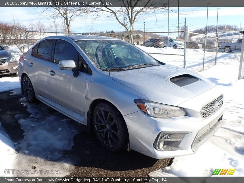 Ice Silver Metallic / Carbon Black 2018 Subaru WRX Limited