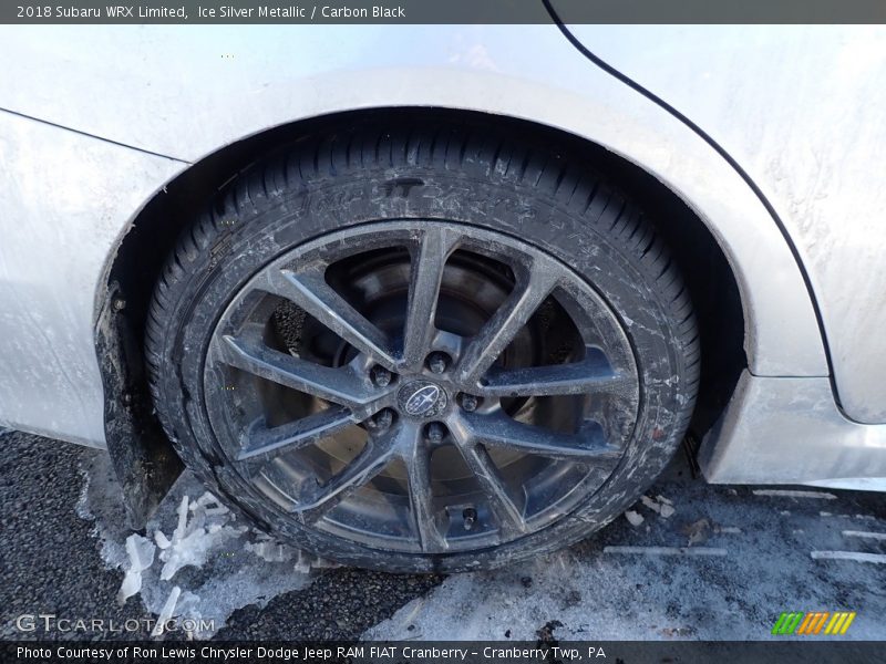 Ice Silver Metallic / Carbon Black 2018 Subaru WRX Limited