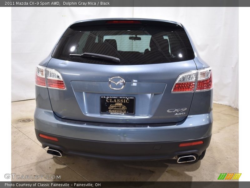 Dolphin Gray Mica / Black 2011 Mazda CX-9 Sport AWD