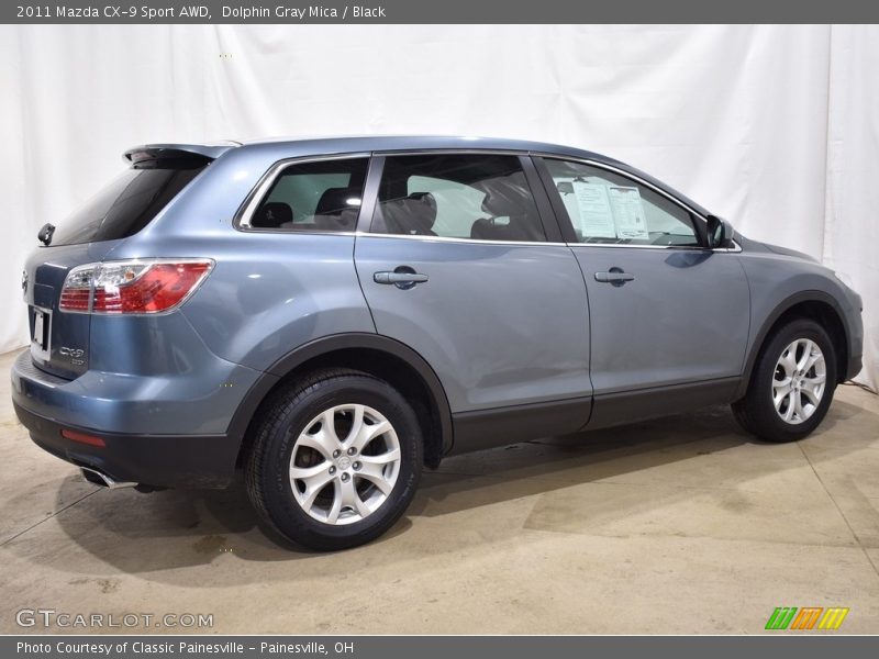 Dolphin Gray Mica / Black 2011 Mazda CX-9 Sport AWD