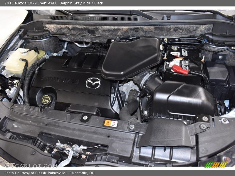 Dolphin Gray Mica / Black 2011 Mazda CX-9 Sport AWD