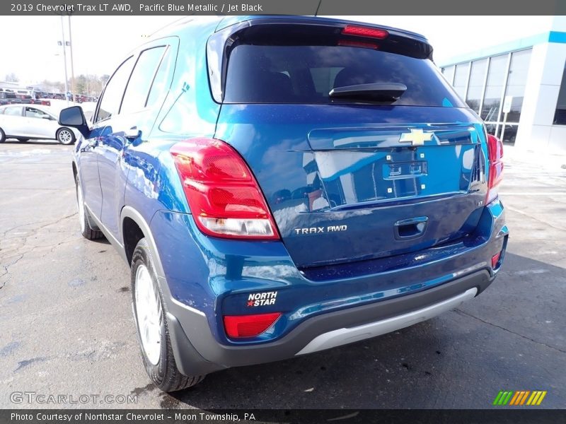 Pacific Blue Metallic / Jet Black 2019 Chevrolet Trax LT AWD