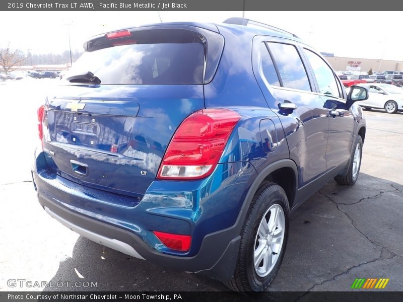 Pacific Blue Metallic / Jet Black 2019 Chevrolet Trax LT AWD