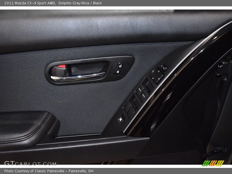 Dolphin Gray Mica / Black 2011 Mazda CX-9 Sport AWD