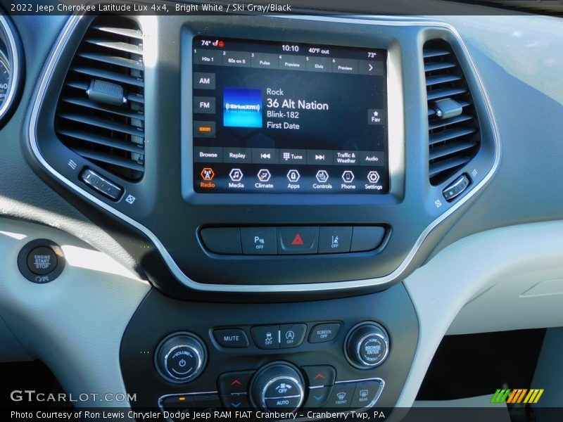 Controls of 2022 Cherokee Latitude Lux 4x4