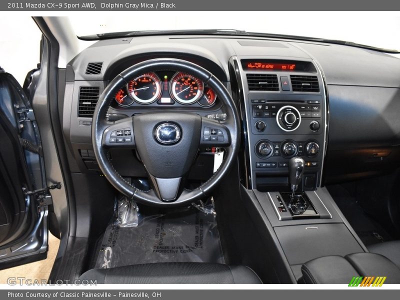 Dolphin Gray Mica / Black 2011 Mazda CX-9 Sport AWD