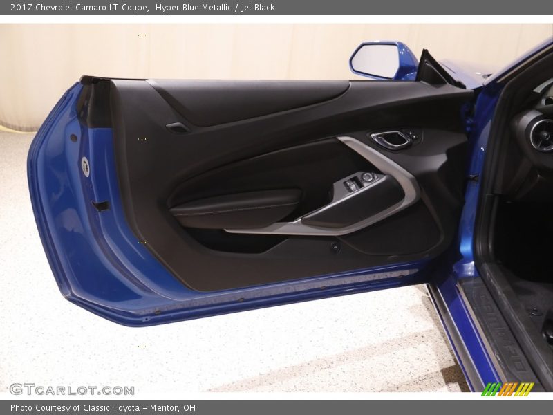 Hyper Blue Metallic / Jet Black 2017 Chevrolet Camaro LT Coupe