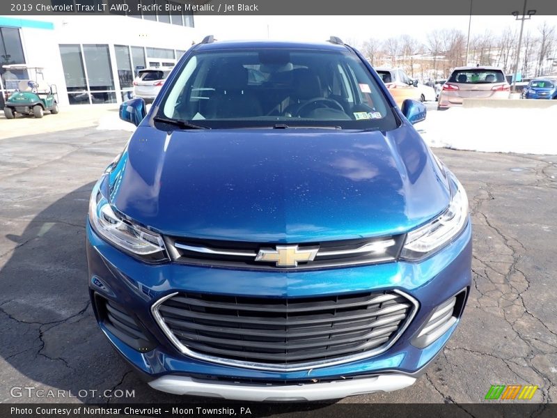 Pacific Blue Metallic / Jet Black 2019 Chevrolet Trax LT AWD