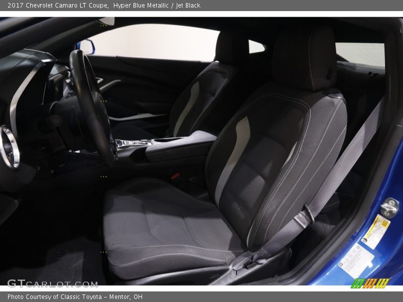 Hyper Blue Metallic / Jet Black 2017 Chevrolet Camaro LT Coupe