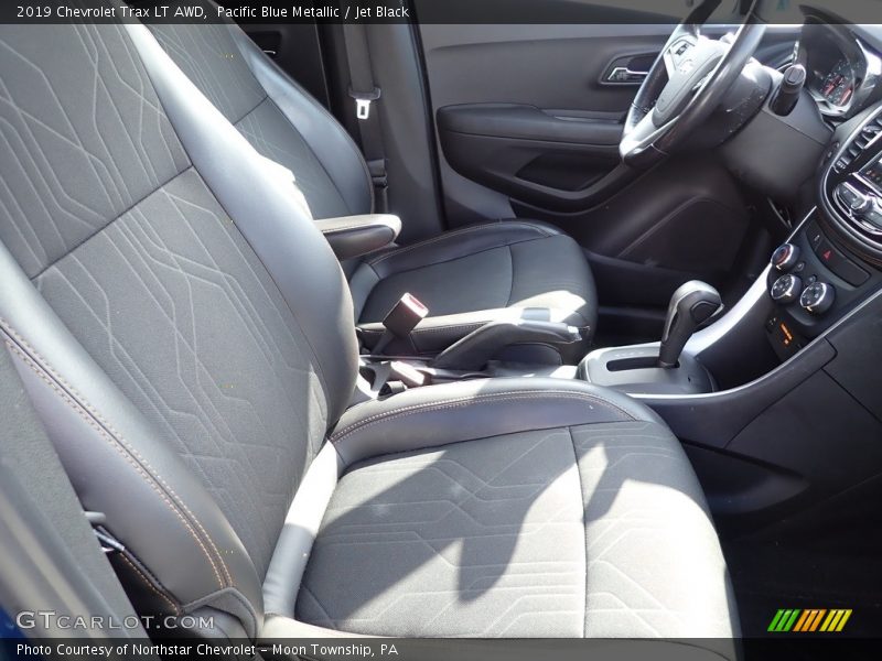 Pacific Blue Metallic / Jet Black 2019 Chevrolet Trax LT AWD