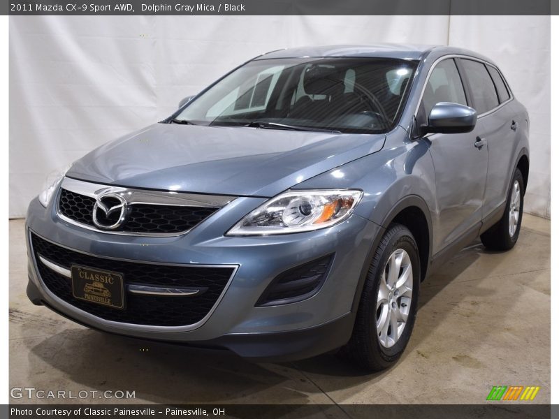 Dolphin Gray Mica / Black 2011 Mazda CX-9 Sport AWD