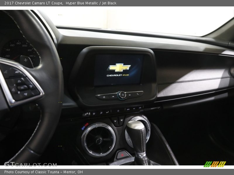 Hyper Blue Metallic / Jet Black 2017 Chevrolet Camaro LT Coupe
