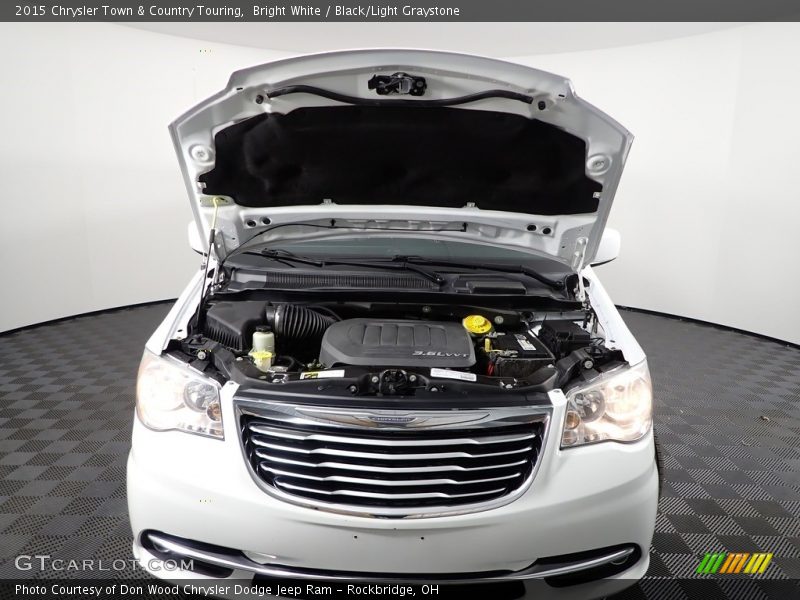 Bright White / Black/Light Graystone 2015 Chrysler Town & Country Touring