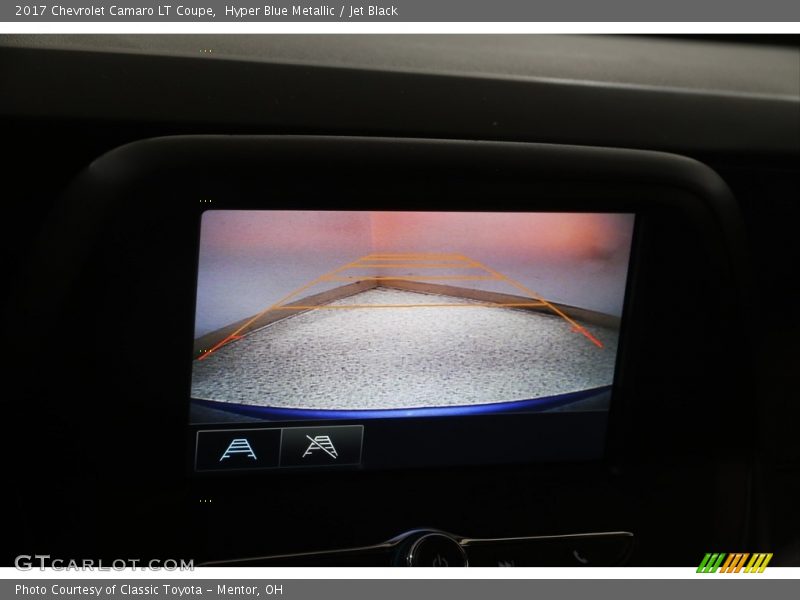 Hyper Blue Metallic / Jet Black 2017 Chevrolet Camaro LT Coupe