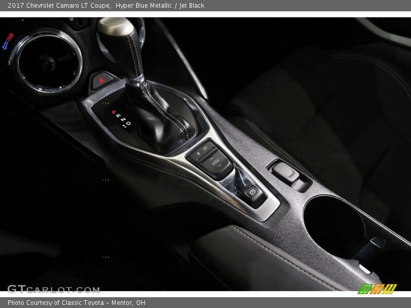 Hyper Blue Metallic / Jet Black 2017 Chevrolet Camaro LT Coupe