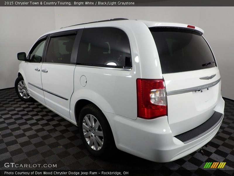 Bright White / Black/Light Graystone 2015 Chrysler Town & Country Touring